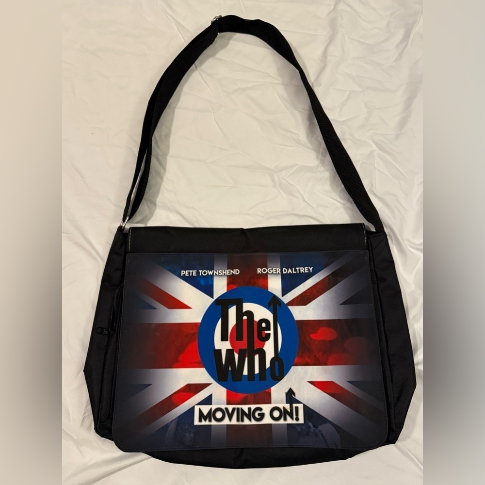 The Who - Classic Tour Memorabilia - Black Canvas Messenger Bag